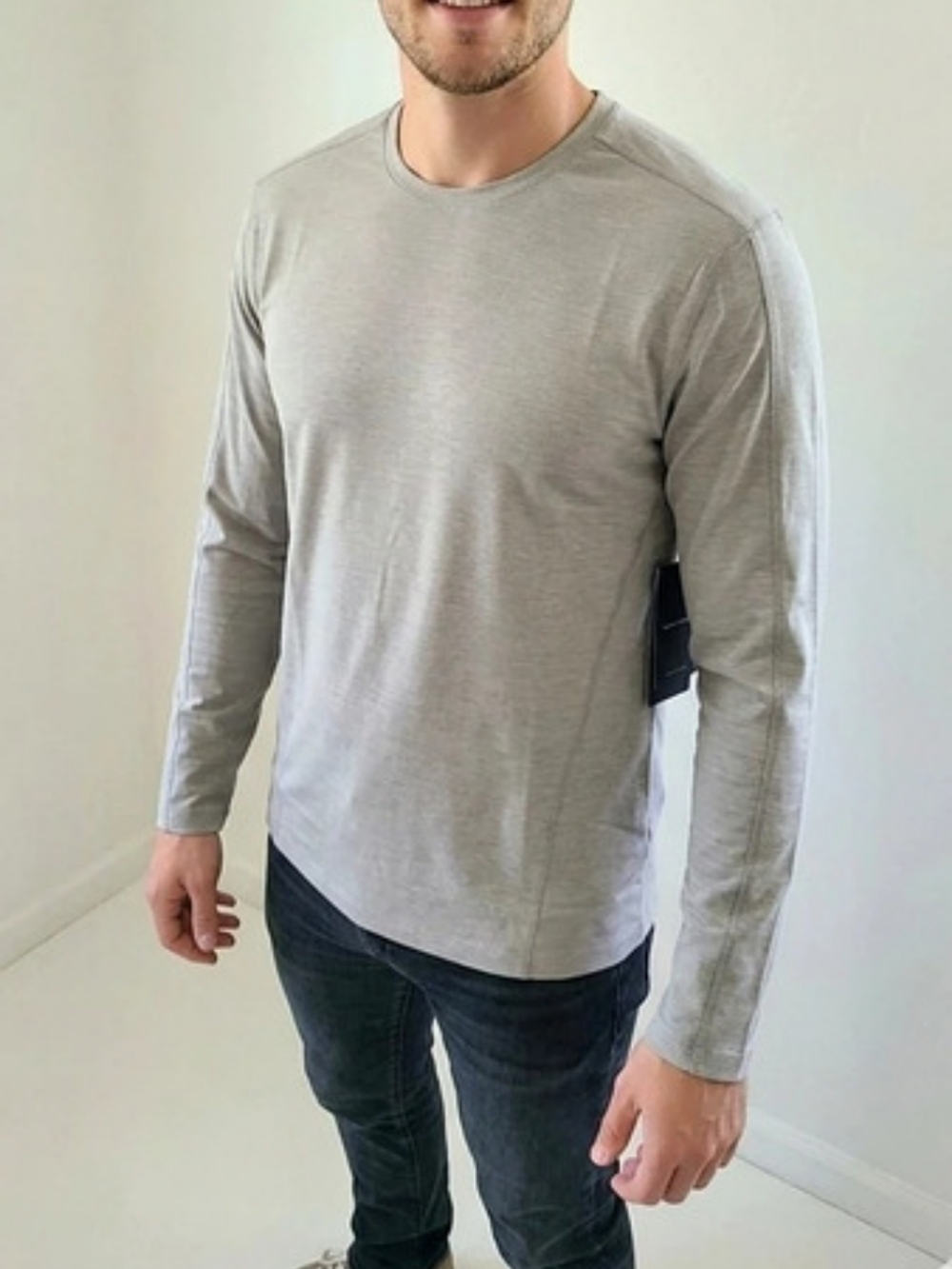Ten Thousand Metal Vent Tech Long-Sleeve Shirt Men's Gray